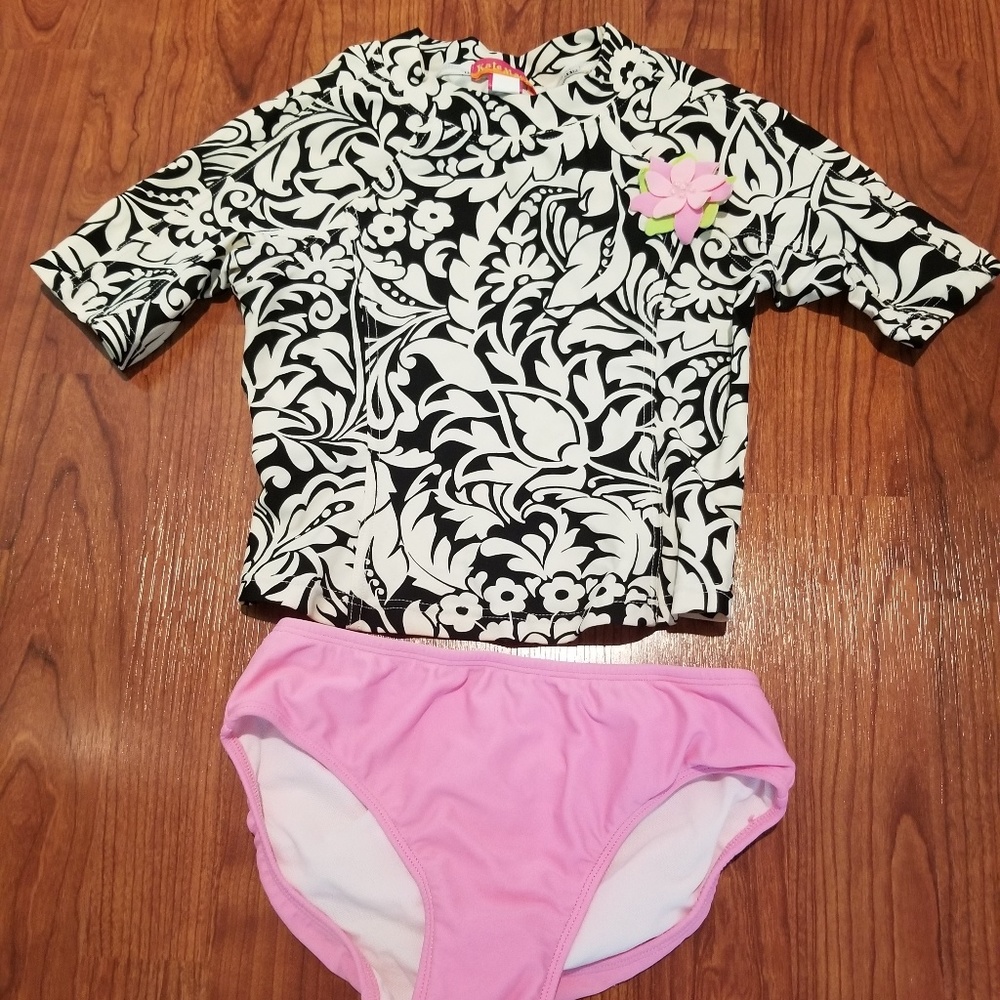 Girls Kate Mack two piece tankini size 6x
